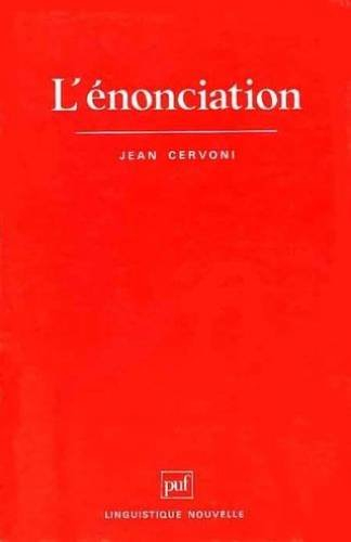 l'énonciation