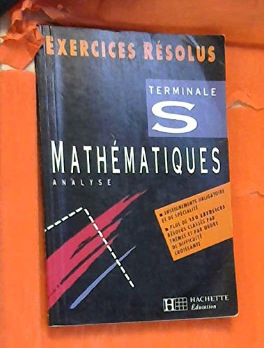 mathématiques terminale s : enseignement obligatoire et de spécialité, analyse