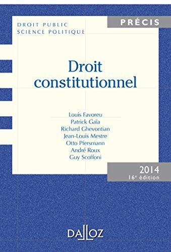 Droit constitutionnel 2014