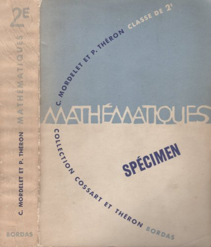 mathématiques, 2e