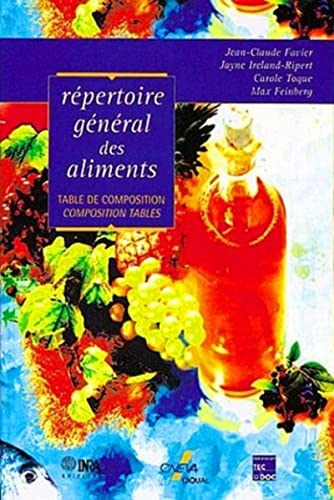 Répertoire général des aliments : table de composition