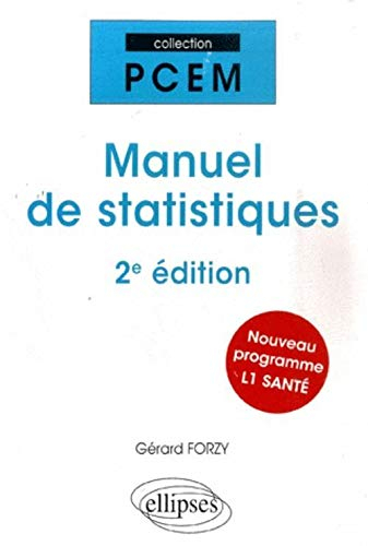 Manuel de statistiques : nouveau programme L1 santé