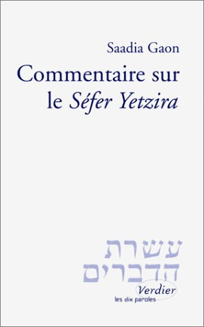 Commentaire sur le Sefer Yetzira