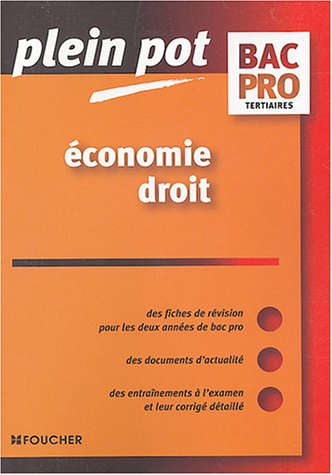 Economie, droit Bac Pro tertiaires