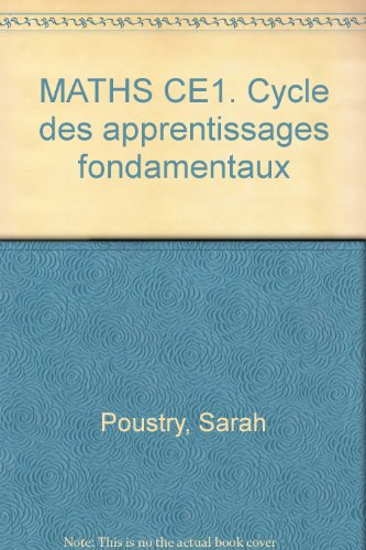 Maths CE1