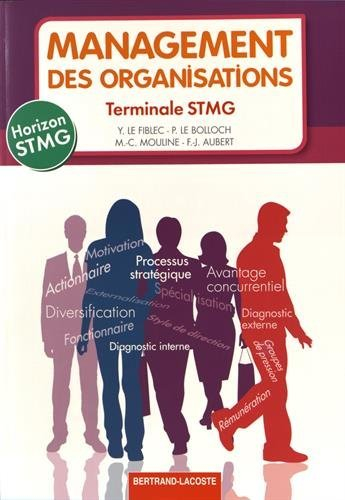Management des organisations, terminale STMG