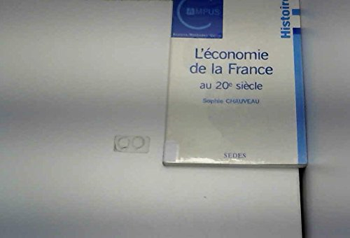 l'economie de la france au 20ème siècle