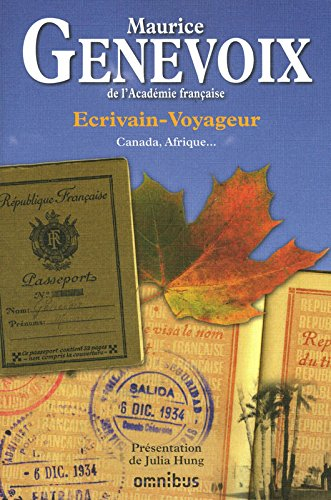 Ecrivain-voyageur : Canada, Afrique...