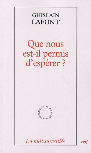 Que nous est-il permis d'espérer ?