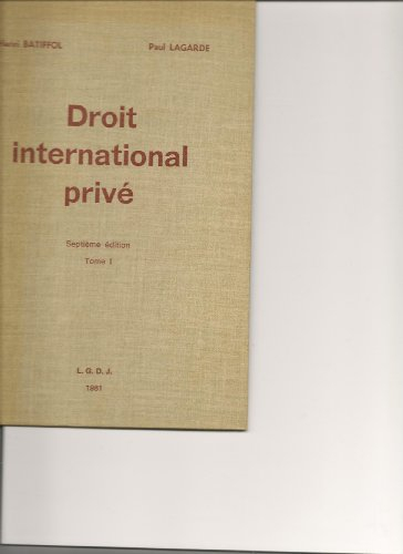 Droit international privé