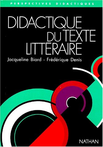 Didactique du texte littéraire : progressions et séquences