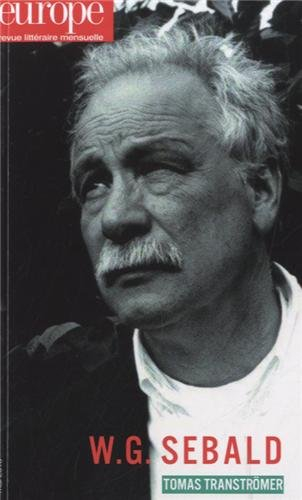 Europe, n° 1009. W.G. Sebald
