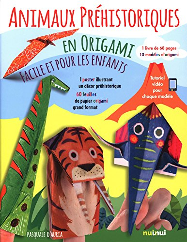 Animaux préhistoriques en origami : faciles et pour les enfants