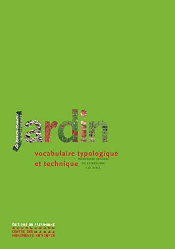 Jardin : vocabulaire typologique et technique
