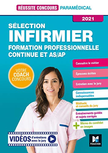 Sélection infirmier : formation professionnelle continue et AS-AP : 2021