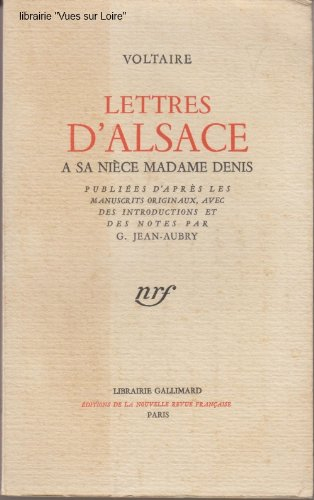 lettres d'alsace, à madame denis