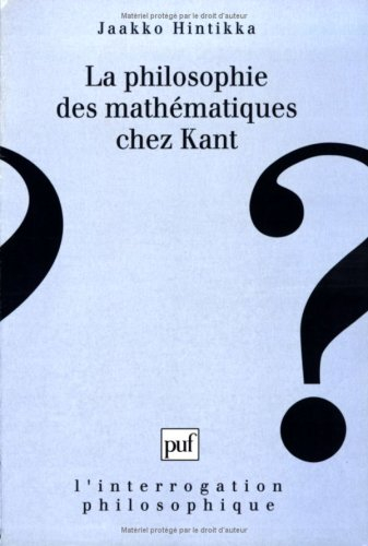 Philosophie des mathématiques chez Kant : la structure de l'argumentation transcendentale