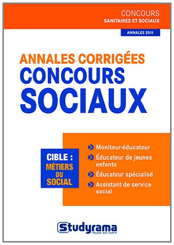 Annales corrigées, concours sociaux