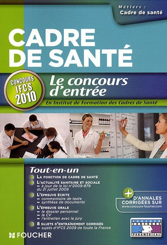 Cadre de santé : concours d'entrée en institut de formation de cadre de santé