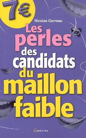 Les perles des candidats du Maillon faible