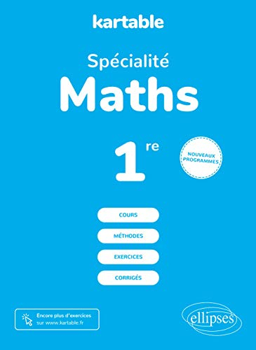 Spécialité maths 1re : nouveaux programmes