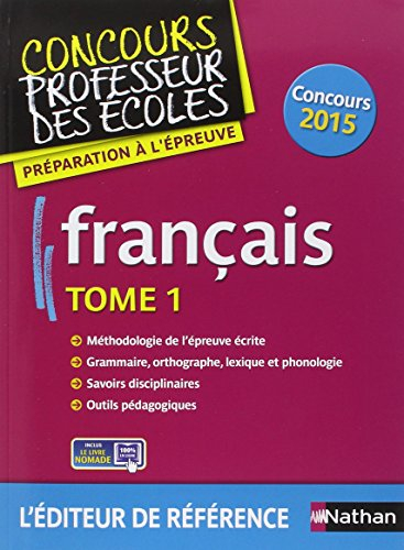 Français : concours 2015. Vol. 1