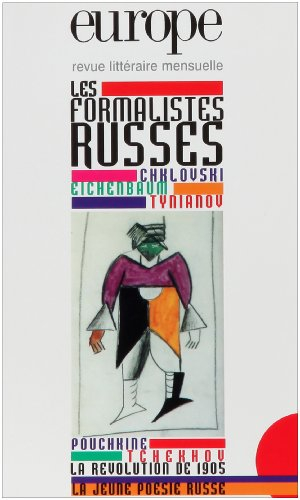 Europe, n° 911. Les formalistes russes