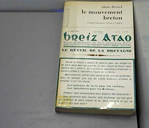 le mouvement breton, 1919-1945