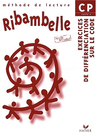 Ribambelle CP, cycle 2 : méthode de lecture, exercices de différenciation sur le code : feuillets dé