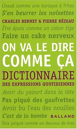 On va le dire comme ça : dictionnaire des expressions quotidiennes