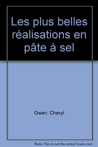 Les plus belles réalisations en pâte à sel