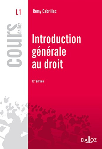 Introduction générale au droit