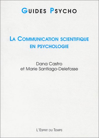 La communication scientifique en psychologie