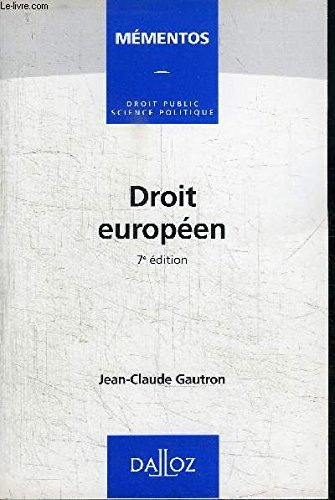 droit européen