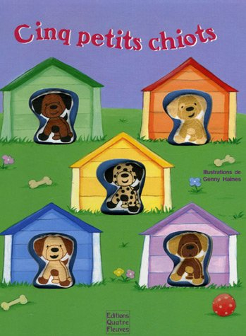 Cinq petits chiots