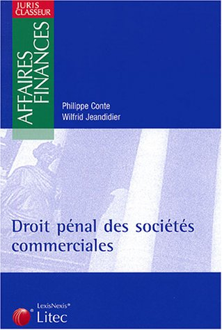 Droit pénal des sociétés commerciales