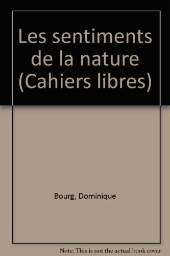 Les Sentiments de la nature