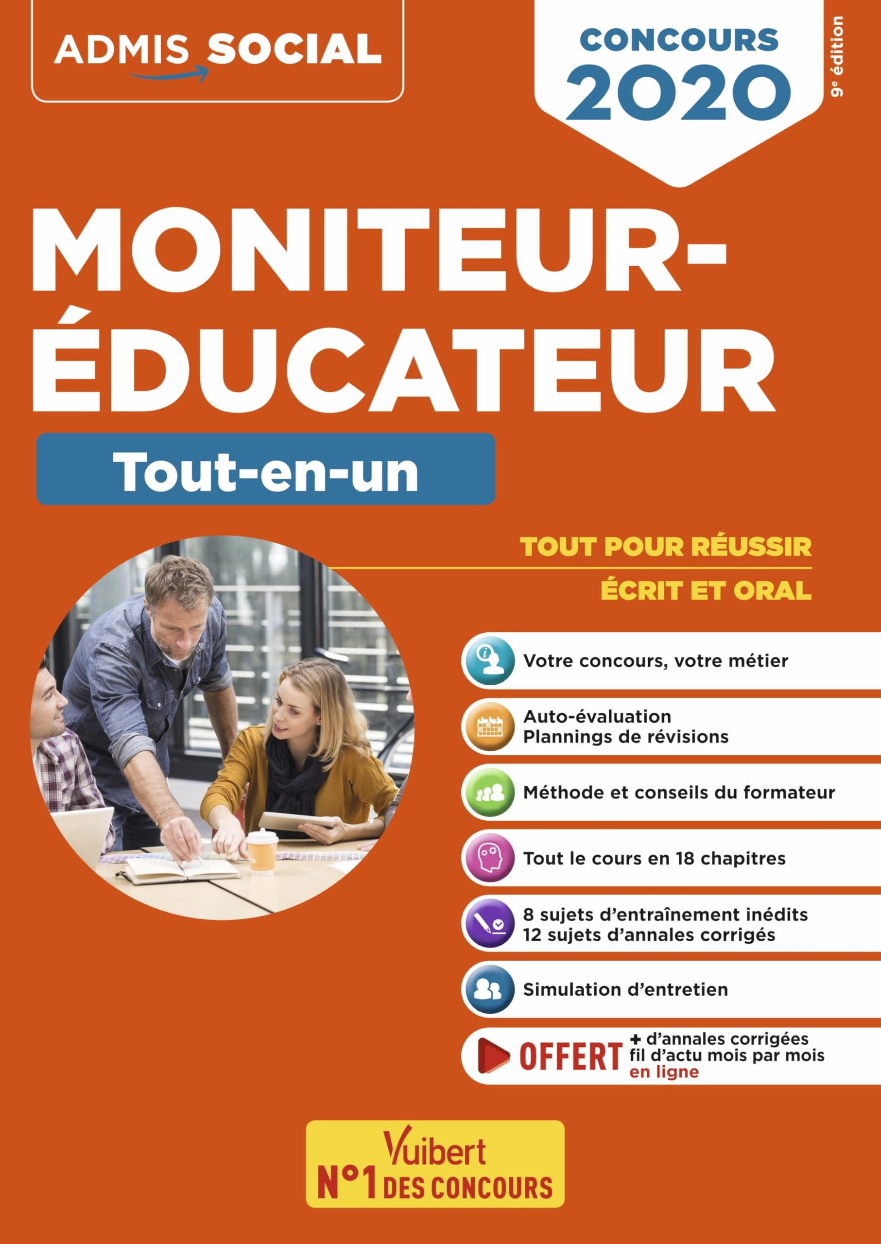 Moniteur-éducateur : tout-en-un : concours 2019
