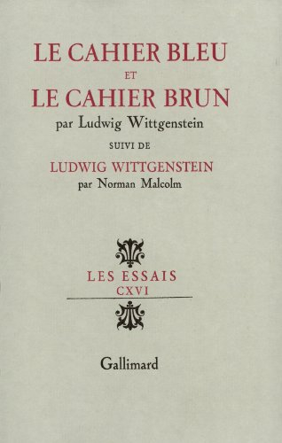 le cahier bleu et le cahier brun