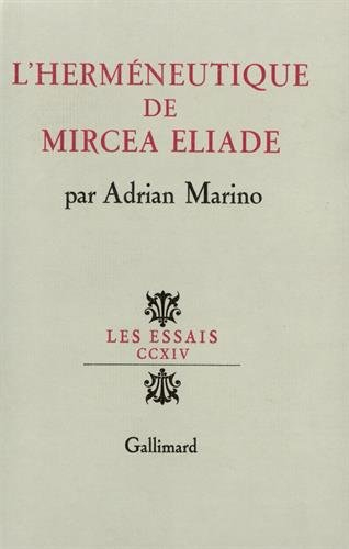 l'herméneutique de mircea eliade