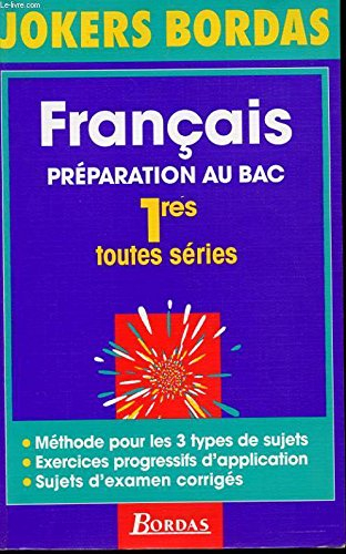 Français 1res toutes sections
