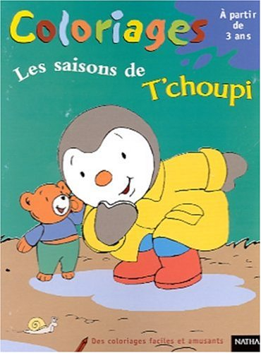 Les saisons de T'choupi : coloriages