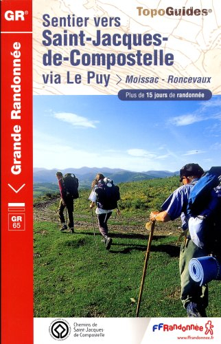 Sentier vers Saint-Jacques-de-Compostelle. Via Le Puy : Moissac-Roncevaux : plus de 15 jours de rand