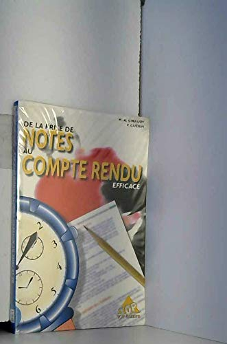 Prise de notes et compte rendu efficaces