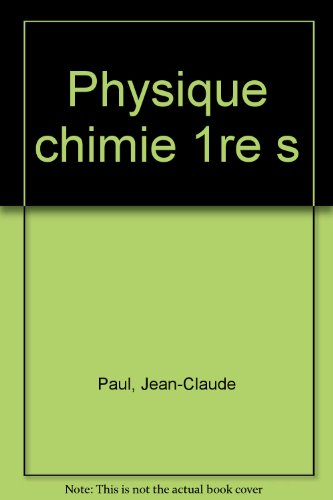 Physique-chimie, 1re S