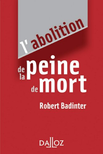 L'abolition de la peine de mort