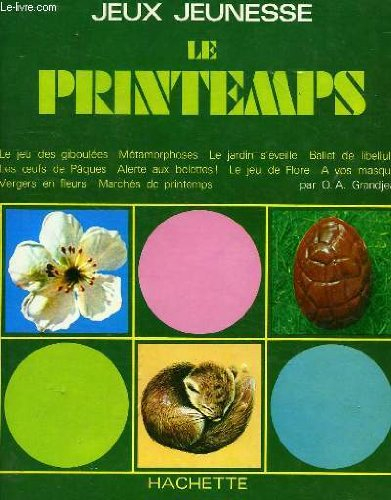 jeux jeunesse, le printemps