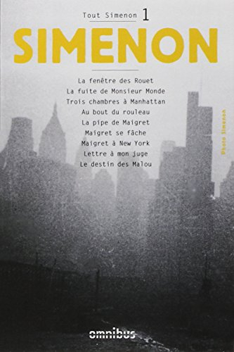 Tout Simenon. Vol. 1