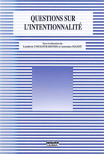 Questions sur l'intentionnalité