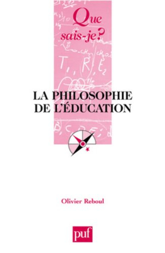 La philosophie de l'éducation